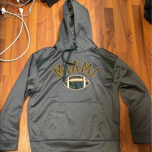 Vintage Umiami football hoodie